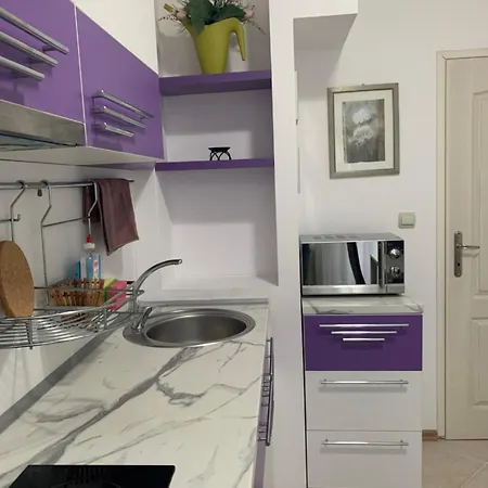 Purple Heart In The Center. King Size Bed!